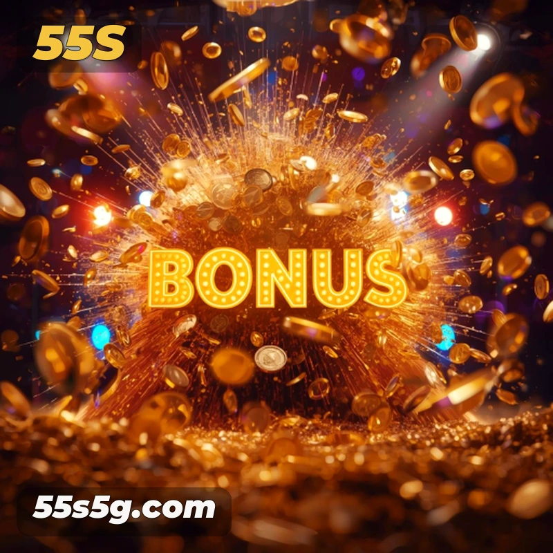 Promoção Chuva de Bônus da 55s - Slots